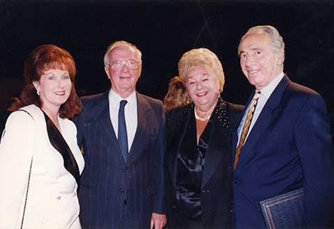 Marlene Post, Yitzhak Rabin, Debbie Kaplan, & Shimon Peres